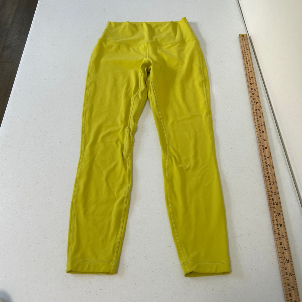 Lululemon Align High-Rise Pant 25 Yellow Serene Nulu Leggings Size 6 LW5CZ5S